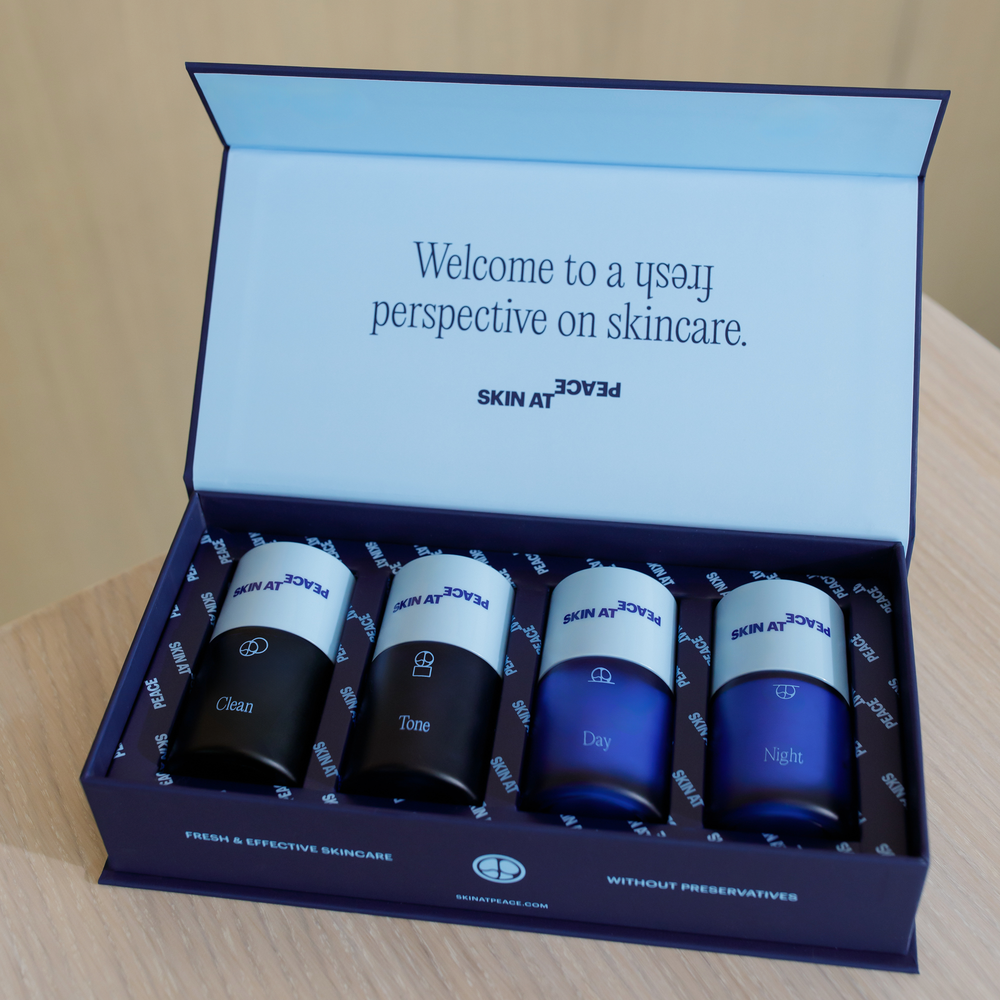 
                  
                    Fresh, small-batch skincare packaged in dark glass to help protect potency and stability – formulated by a microbiologist and an MD.
                  
                