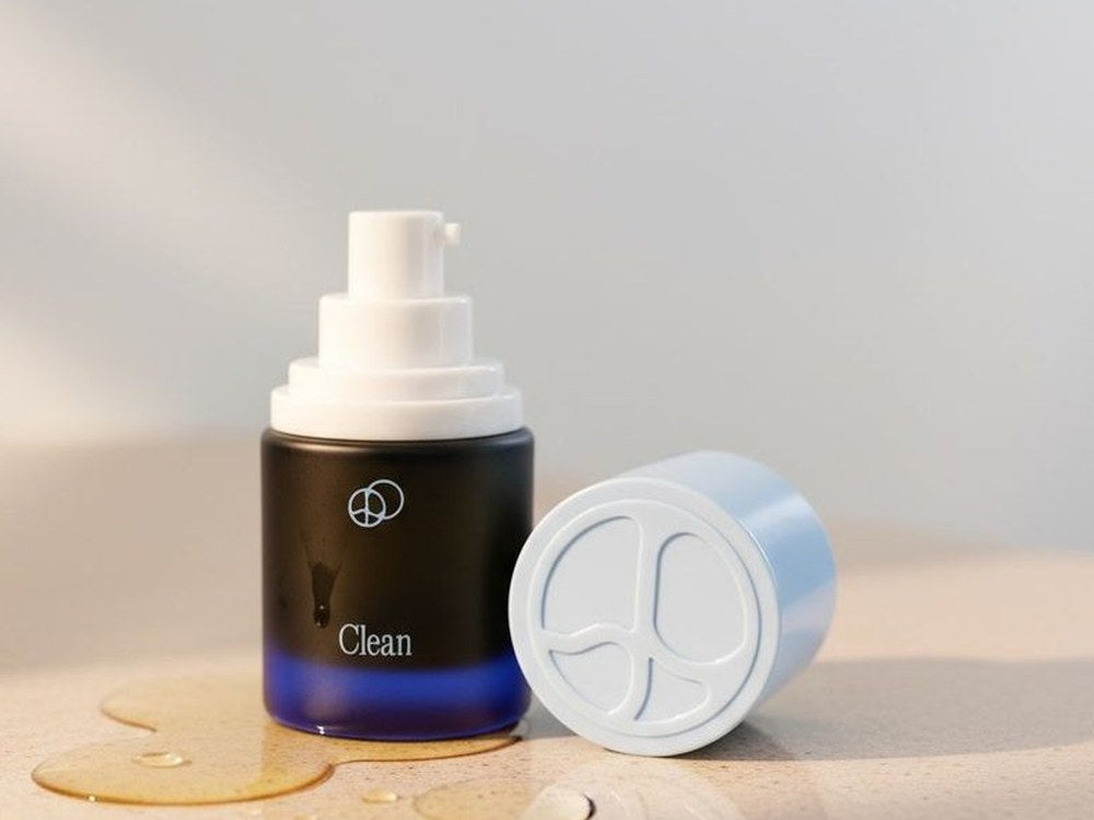 Clean on a table in warm light, its cap beside it.